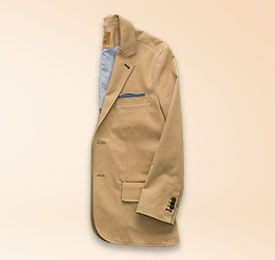 Suit Jacket In Camel